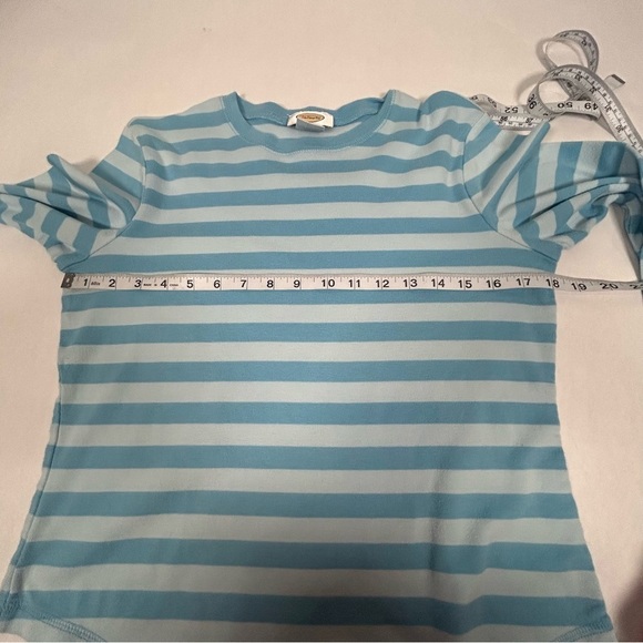 2 for$15 Talbots Light Blue Striped Top - Picture 6 of 9